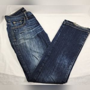 GUESS BOOT MID WOMEN'S JEANS, SIZE 27, MEDIUM WASH BLUE